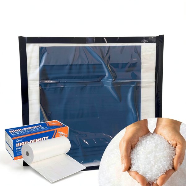 Aussio Clear Plastic Sheeting Roll 400FT x 9FT HDPE Painter Drop Cloth-2