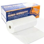 Aussio Clear Plastic Sheeting Roll 400FT x 9FT HDPE Painter Drop Cloth-0
