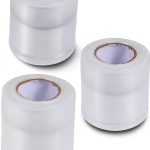 HAKIDZEL Transparent Lip Care Plastic Film Pack 3 Rolls – Lightweight-0