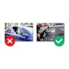 RBL Products 428R Collision Wrap Film 36" x 120' – Self-Adhesive Protective Plastic Film for Damaged Vehicles – UV Resistant, Clear Auto Wrap Barrier-6